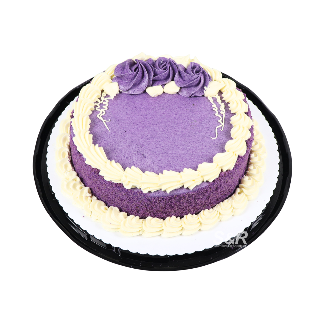 S&R 8in Ube Butter Cream Round Cake